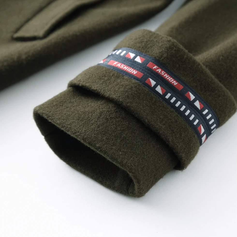 2018 Autumn winter New Women's Casual wool blend trench coat oversize Double Breasted X-Long coat Outerwear Padded Lining Coats