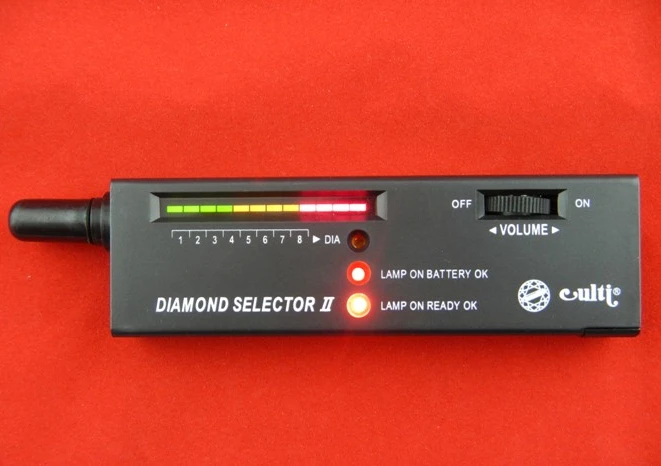 Со стразами и драгоценными камнями тестер драгоценных камней selector II инструмент светодиодный, Алмазный тестер II, Алмазный Селектор V2