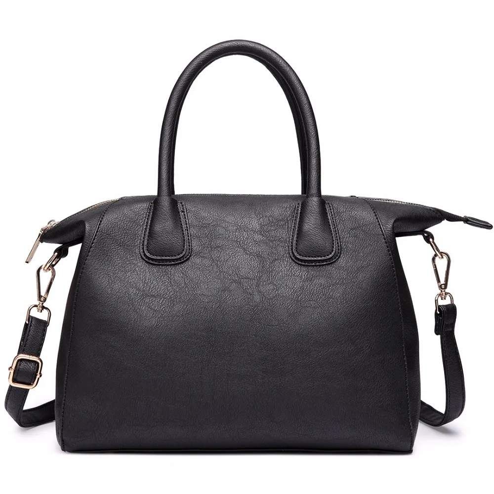 MISS LULU Women Designer PU Leather Handbag A4 Size Large Girls ...