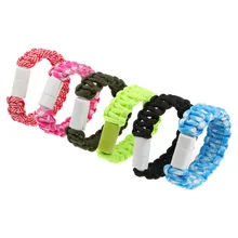 1 шт. парашют для игр на свежем воздухе Шнур USB кабель-браслет зарядное устройство браслет случайный цвет