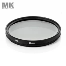 Meking 67mm CPL circular Polarizing Lens Filter for Canon Nikon Sony DSLR camera photo studio accessories