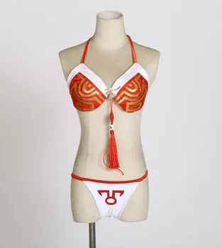 

LOL Ahri Swimwear Bikini Uniforms Cosplay Costume Free Shipping