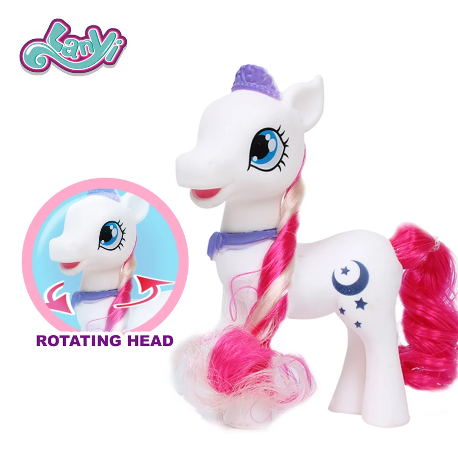Lanyitoys оригинальная 5 дюймовая фигурка аниме my little ponies игрушки радуги маленькие