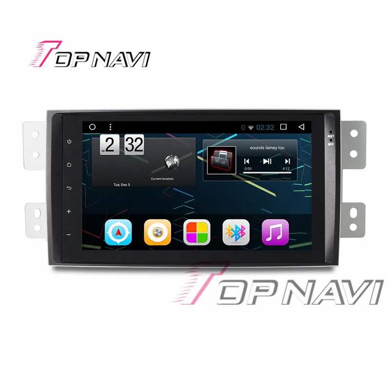 Car GPS Navigation 9&quot for Kia Mohave Quad Core Android 6.0 Auto Head unit Topnavi Multimedia Audio Stereo with Free Map NO DVD |