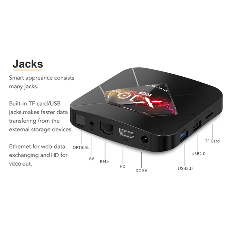  XGODY 2019 X10 Plus 6K Android 9.0 Smart TV Box Allwinner H6 Quad Core 4GB 32GB 64GB 2.4Ghz Wifi US