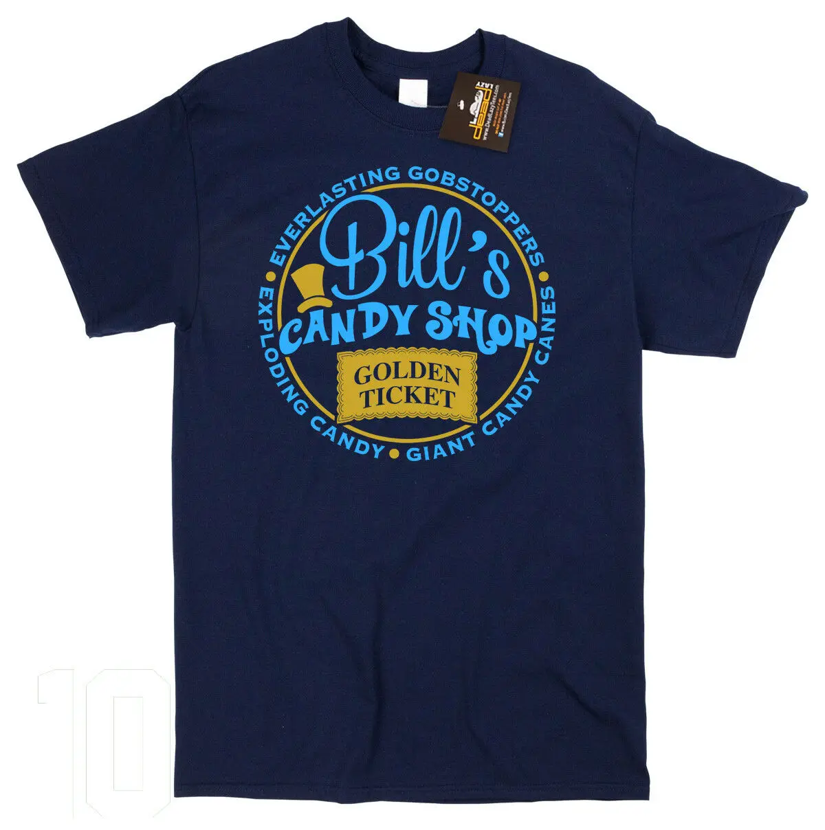 2019 Fashion Bill'S Candy Shop - Willy Wonka Chocolate Factory Inspired T-Shirt Retro Film Tee Hoodie | Мужская одежда