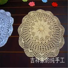 40 см 5pic/lotround хлопковые кружевные салфетки на новаторский элемент для украшения дома подстилка под тарелку тепловой Подставка под бокалы