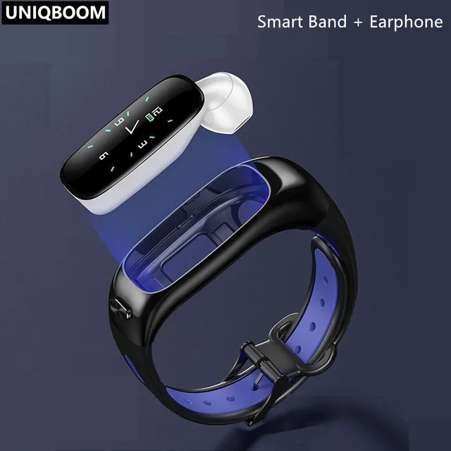 Smart Talk Band Activity Fitness Tracker Bluetooth 5.0 Smart Bracelet Sport Wristbands Call Earphone Band Blood Pressure Monitor
