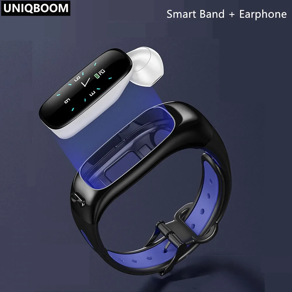 Фитнес трекер Smart Talk Band Bluetooth 5 0 смарт браслет спортивные браслеты звонки наушники