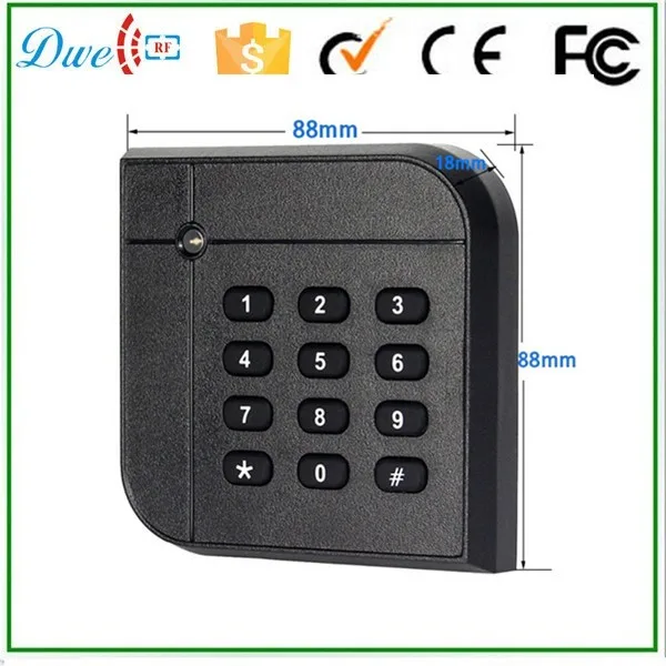 DWE CC RF rfid access control keypad readers Wiegand 26bit 125khz Proximity Card Reader цена DWE CC RF rfid access control keypad readers Wiegand 26bit 125khz Proximity Card Reader цены онлайн