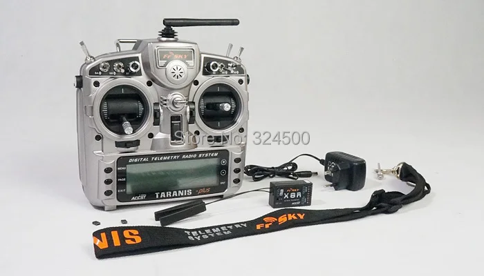 

With X8R Receiver Only $232.7 FrSky 2.4GHz ACCST TARANIS X9D PLUS Digital Telemetry Transmitter Radio System 2.4G Set +- Battery