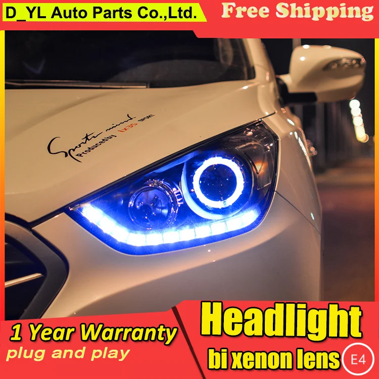 Fog lamp Molding Garnish Black matt For Hyundai Tucson IX35 2010~2013