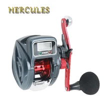 Hercules 13+ 1 BB 6,3: 1 Рыболовная катушка, катушка для наживки, цифровая катушка, полностью металлическое колесо для соленой воды, удовлетворит ваше высокое стремление