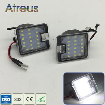 

Atreus 1Set Car LED Side Mirror Lights 12V For Ford Focus C-Max Kuga Escape Mondeo Rear Under Mirror Lamp Bulb Kit accessories