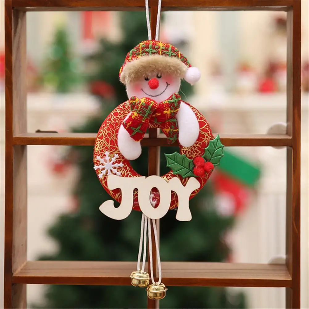 Hot Christmas Tree Hanging Ornaments Cloth Santa Claus Snowman Xmas Tree Toy Doll Hang Decoration Christmas Decorations for Home