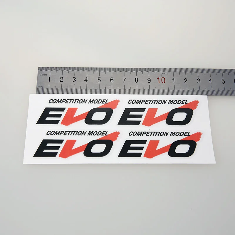 ETIE прозрачный 10 шт. EVO vinilos llanta мото колесные диски Наклейка виниловая обёрточная
