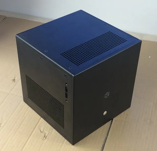 Усилитель шасси SFX ITX алюминиевый корпус (239*230*245 мм) amp Чехол DIY box|Усилители