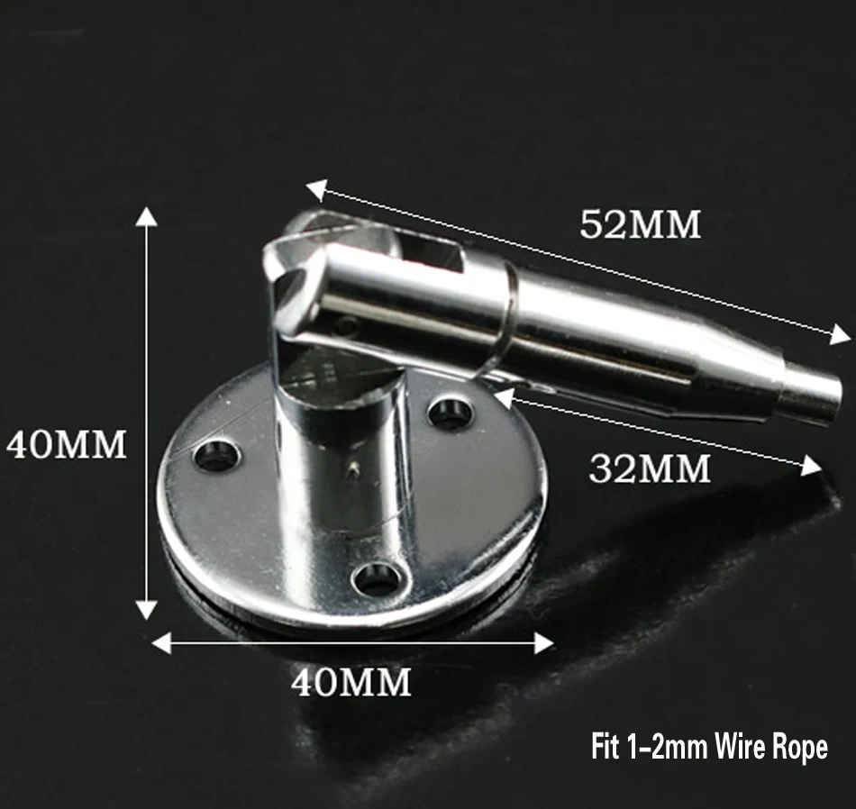 Подходит 1 мм-2 мм трос фиксированные коды регулируемые Подвесные Разъемы нержавеющая сталь подвесная система аксессуары