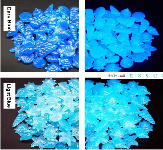 Новинка игрушки 80 шт. Светящиеся в темноте морские раковины детские подарки светящиеся ракушки сад аквариум Валентина светящиеся морские звезды
