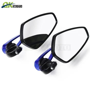 

For Triumph Speed Street Triple Scrambler Triple Cafe Racer ducati bmw Universal Motorcycles Rearview Mirrors Grip Ends Mirrors