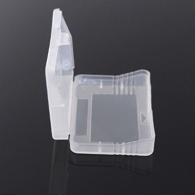 clear plastic cases for Nintendo GBC GBP & For gameboy Advance GBA SP GBM GBA Games Card Cartridge box