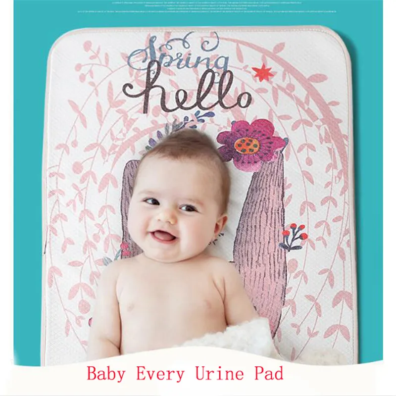 

Cute Cartoon Pattern Changing Pads Covers Diapers Waterproof Changing Mat nursing for Newborns Breathable Baby Diapers Mattress