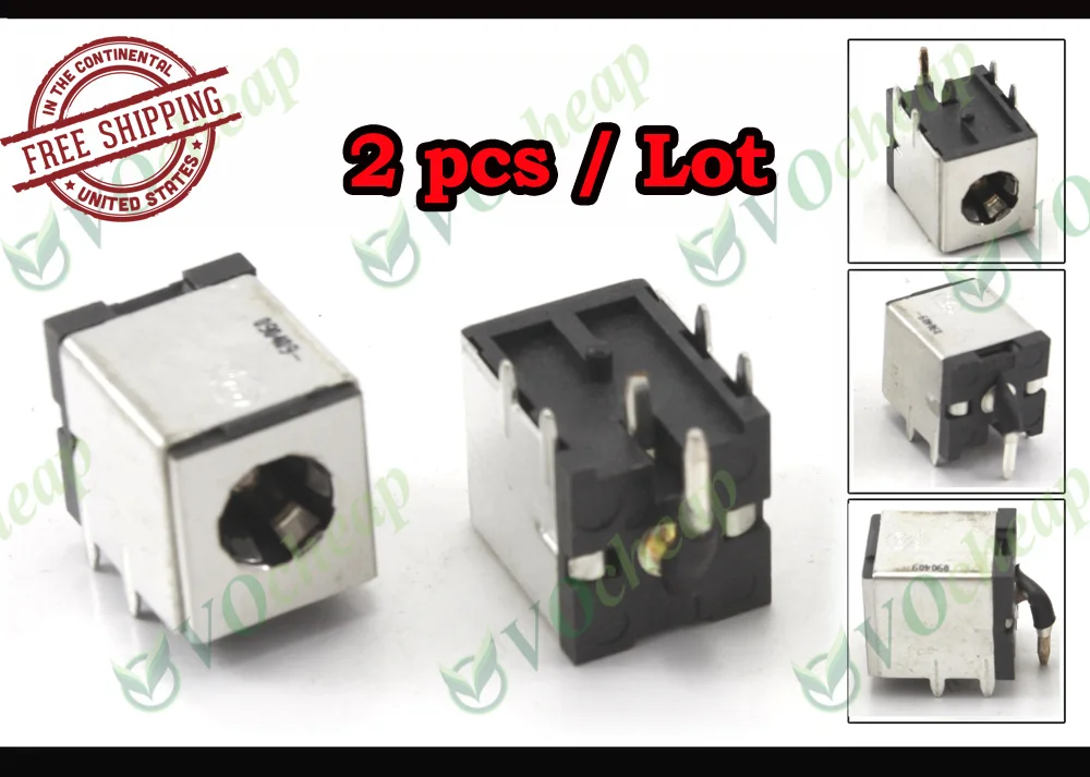 2 x Новый разъем питания постоянного тока для Toshiba Satellite P10 P15 P20 P25 DC Jack Pin = 3 0 мм |