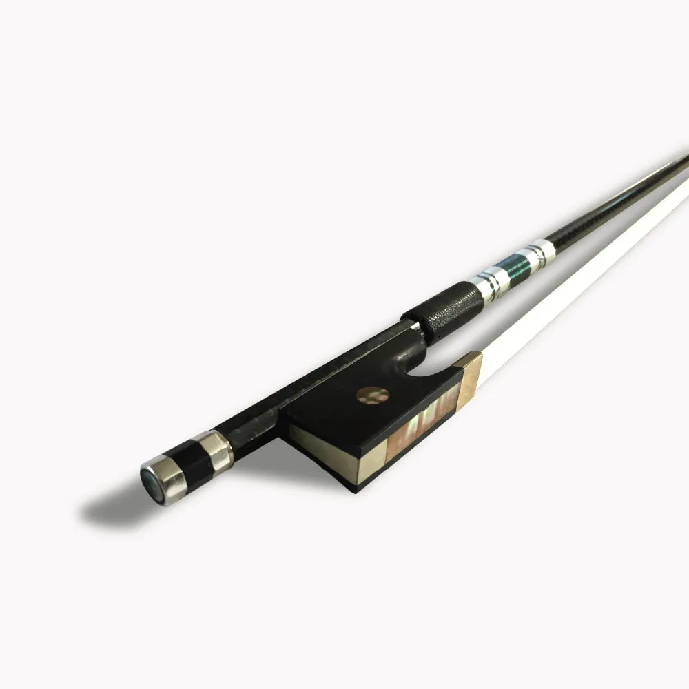 Silver Braided Carbon Fiber Violin Bow Rob Professional Radian Design 4/4 3/4 High Grade Violino Fiddle Accessoires | Спорт и