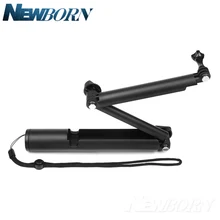 Снимать Водонепроницаемый 3 Way монопод для экшн-камеры Gopro Hero 7 6 5 Session SJ4000 спортивной экшн-камеры Xiaomi Yi 4 K Камера экшн-камеры Go Pro селфи-штатив с набор для штатива-треноги