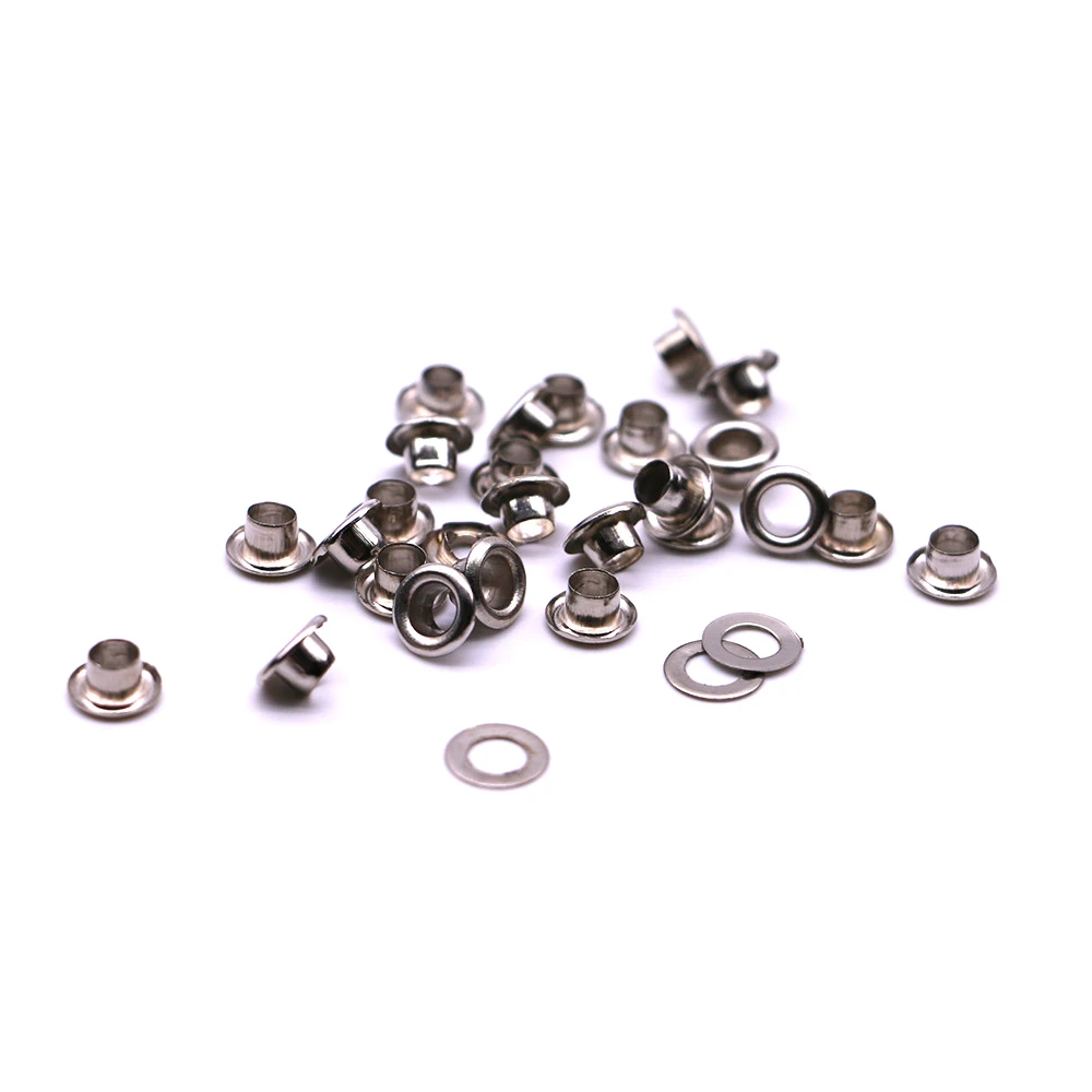 

200 sets/pack 3|3.5|4mm (high)4mm Silver, gold,brown,Black nickel eyelets metal metal eyelets for shoes Q-01