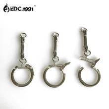 200 pcs lobster clasp Hooks carabiner keychain Waist Belt Clip anti-lost buckle hanging retractable keyring outdoor tools EDC mini multifunctional retractable keychain black anti lost keychain buckle recoil ring pull clip keyring outdoor