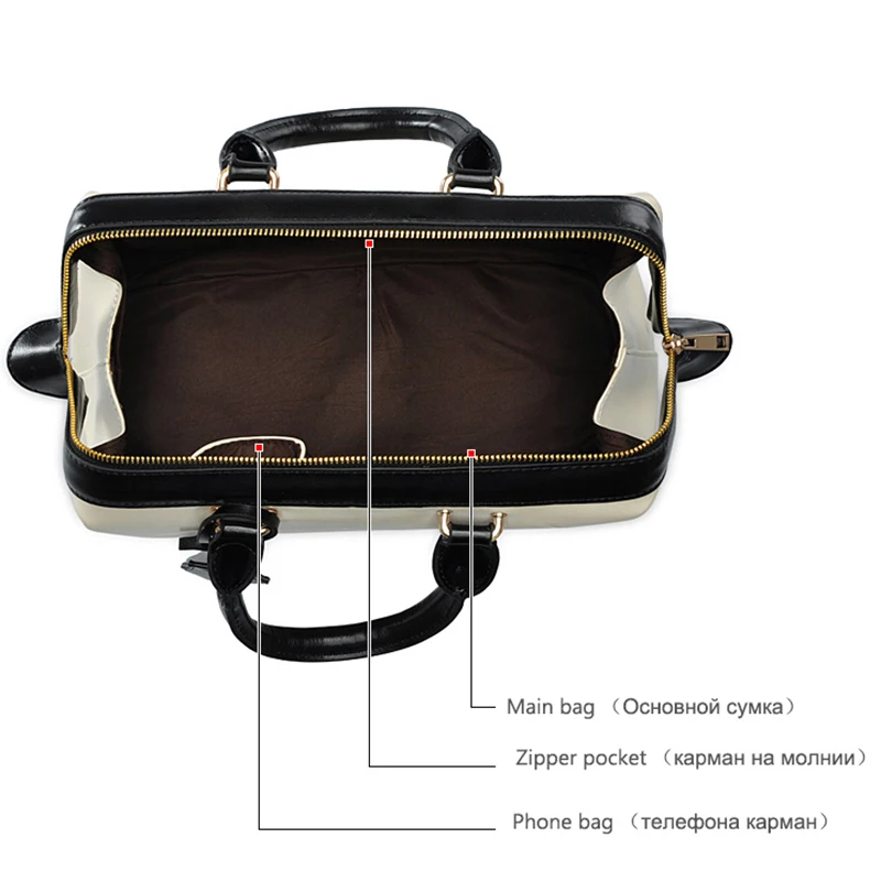 LY.SAHRK off white women genuine leather bag female bag women handbag brand luxury leather 2019 ladies hand bag doctor yellow