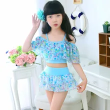 Para Niñas Baratos De Baño Lotes Traje Grandes Compra 5R43AjL