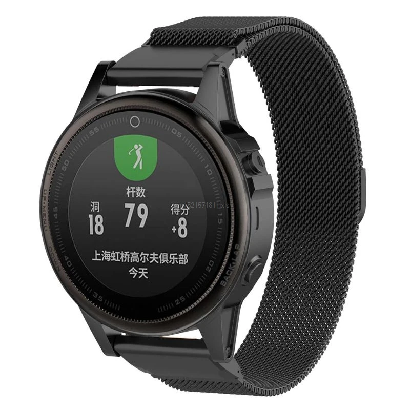 20 мм Миланская петля магнитный браслет из нержавеющей стали для Garmin Fenix 5s/Plus