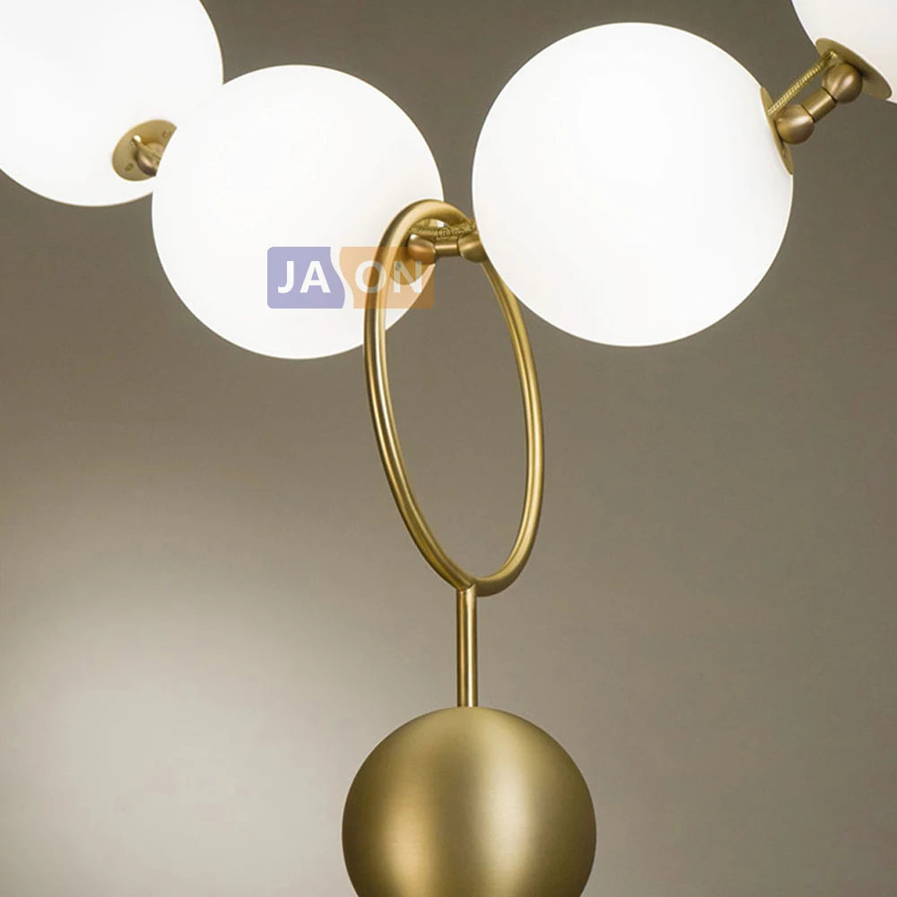 G9 светодиодный железные в стиле постмодерн стекло белое золотое ожерелье люстра светильник ing светодиодный светильник для фойе столовой