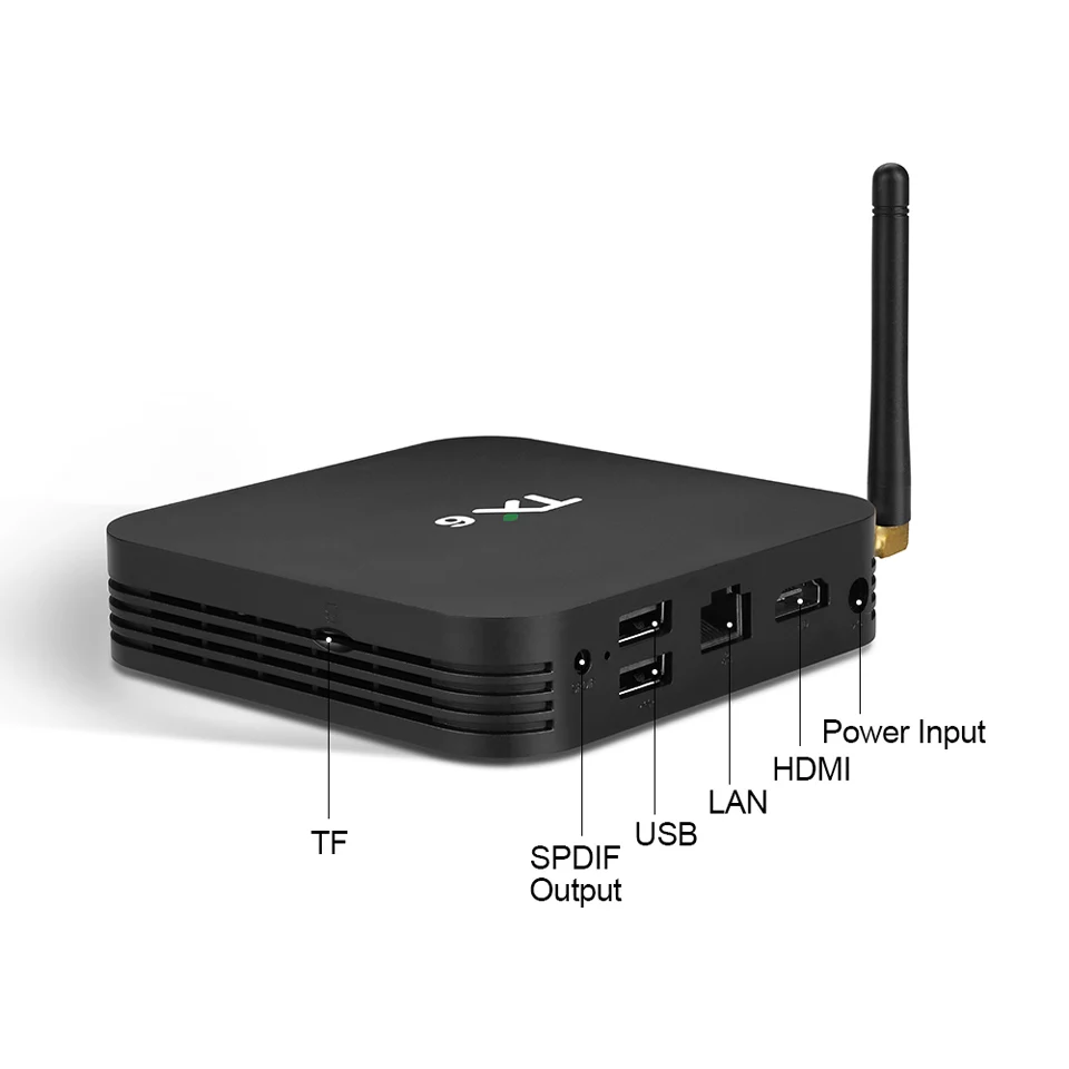 IPTV France Arabic Android 9.0 TX6 4+32G BT5.0 Dual-Band WIFI USB3.0 French Spain IPTV 1 Year Code Arabic France IPTV Box QHDTV