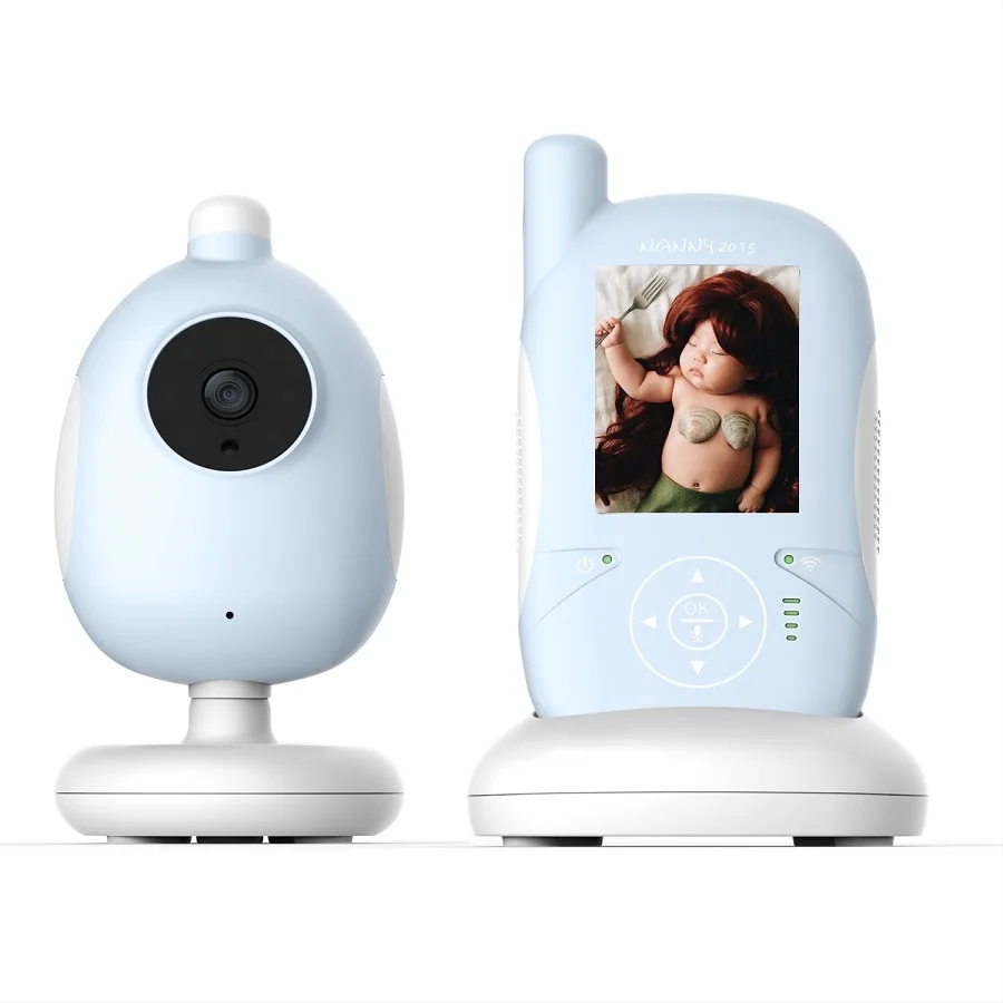 2 4 inch baba electronics sem fio fetal IR Night vision Lullabies Temperature Monitor Intercom bateria