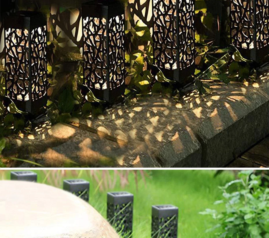 Caminho de Luz Solar do Gramado Lâmpada para Decoração de Jardim ao ar Sensor de Luz Lâmpada de Energia Solar à Prova Levou Lâmpada Livre Caminho Noite d' Água Rua 7 Levou Caminho de Luz Solar Do Gramado