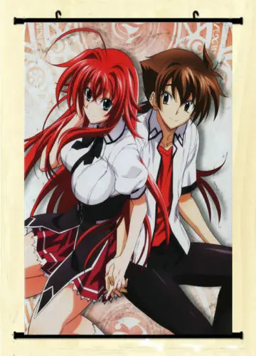 Старшеклассник DxD Rias Gremory сексуальный аниме для девочек художественный Шелковый