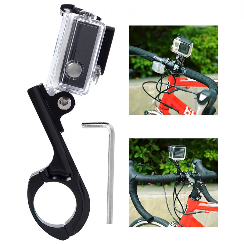 Lightdow велосипед крепление Алюминий руль для Xiaomi Yi 2 4k GoPro Hero 4/3+/3 SJ4000 SJCAM аксессуары для спортивной камеры