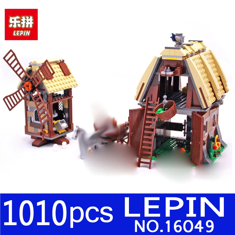 

Lepin 16049 1010Pcs Genuine Creative Series The Mill Village Raid Set 7189 Building Blocks Bricks Educational Children Toys Gift