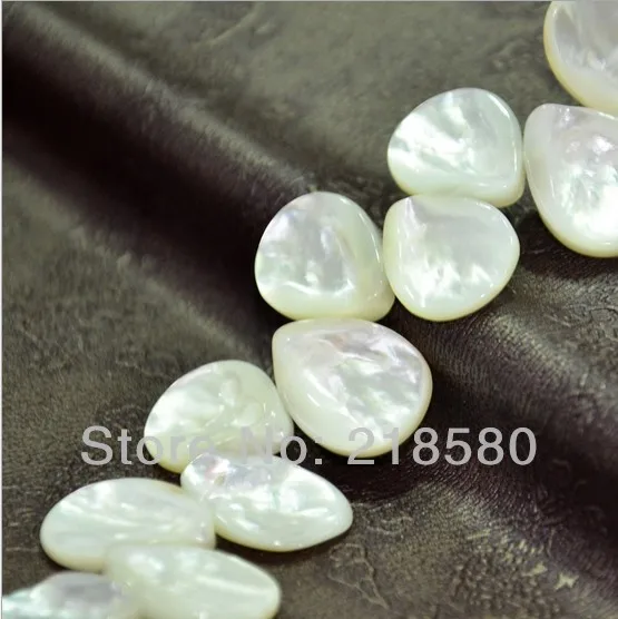 

H-SMB03 5 Strands/lot Full Strand Teardrop Shell Mother of Pearl Beads for Bridal Jewelry 15mmx20mm