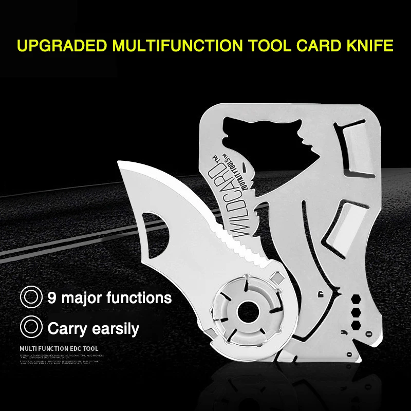

Mini Pocket Knives Outdoor Self-defense EDC Tools Wallet credit card knife outdoor folding knifePendant Hand Tool