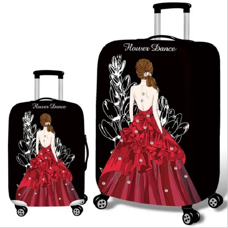Elastic Luggage Protective Cover Cartoon cat 18-32 inch Trolley Suitcase Protect Dust Bag Case Child Cartoon Travel Accessories