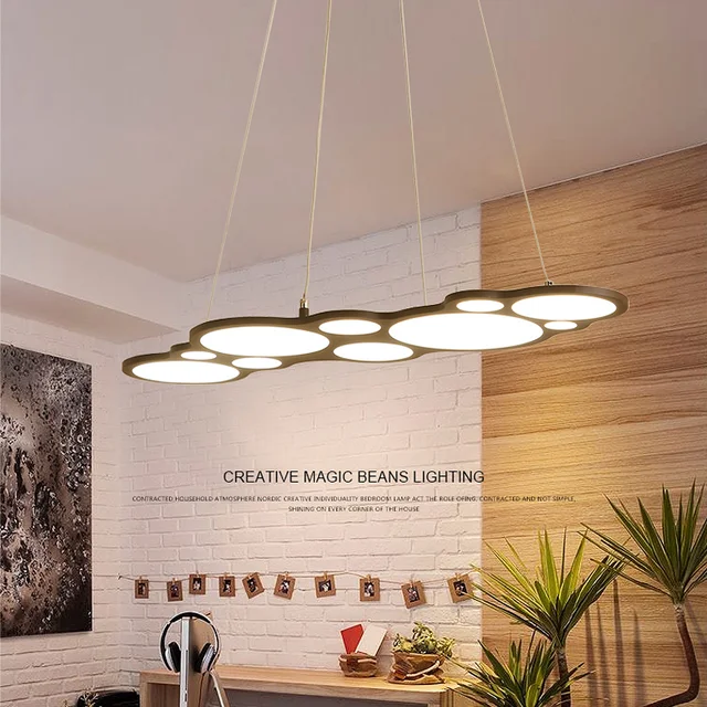 Modern Led Chandelier Dining Room Lighting Fixtures Living Modern Led Chandelier Dining Room Lighting Fixtures Living Hanging Lights Home Illumination Restaurant Suspended Lamps