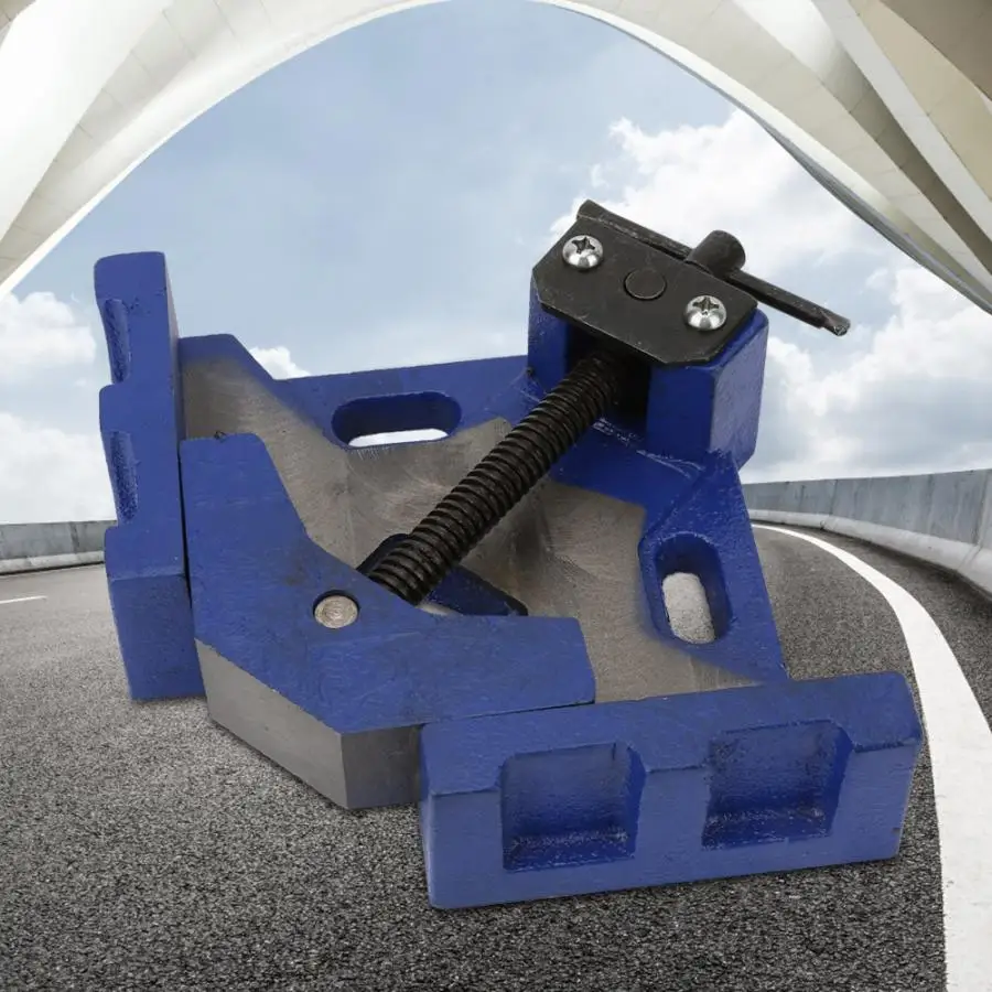 

Right Angle Clamp 4" 90 Degree Right Angle Corner Clamp Heavy Duty Welding Fixture for Wood Metal Work