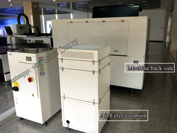 fiber laser cutting steel machine
