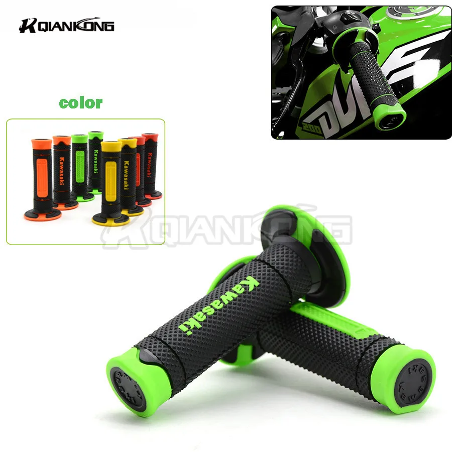 Motorcycle Handlebar Grips Dirt Bike Hand Grip For Kawasaki Z800 Z1000/SX KD100 KDX50 KD80 KD125 KD175 Ninja300 250