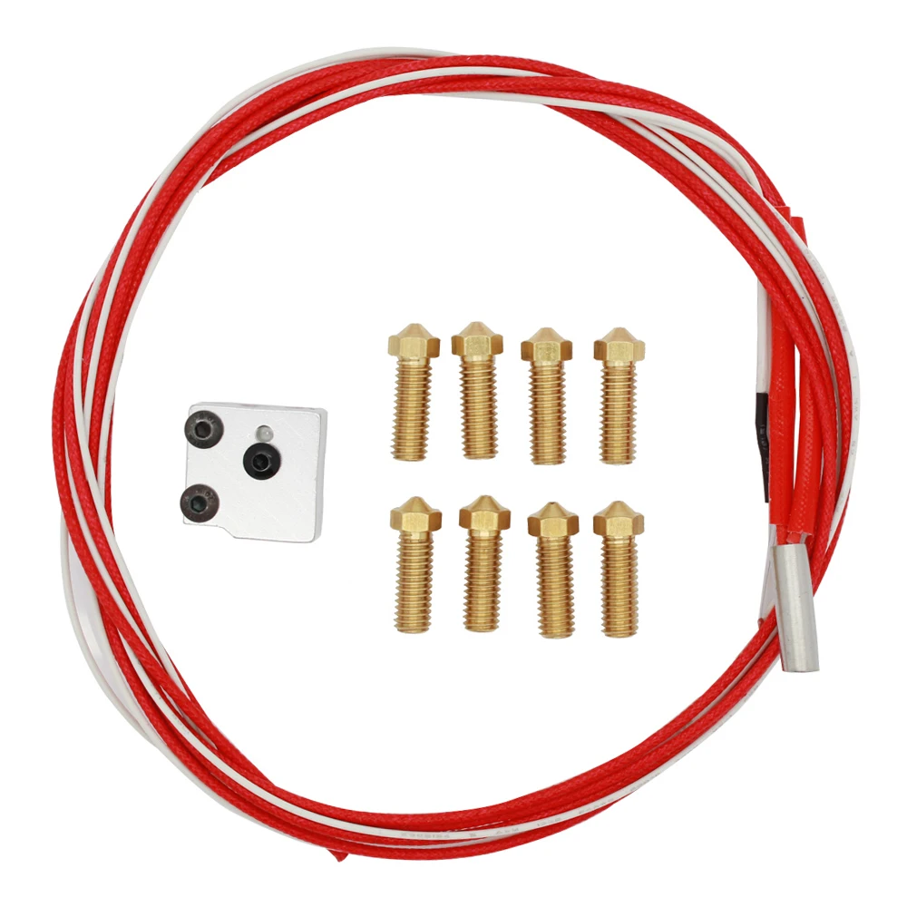 3D printer parts Volcano hot end eruption pack kit set heater block + nozzle pack for 1.75/3 mm Volcano kit Freeshipping