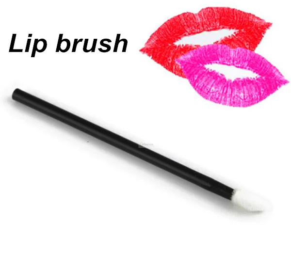 

100pcs Disposable Soft Lip Brush Lipstick Cosmetic Brushes Gloss Wands Applicator Makeup Tool stick kit